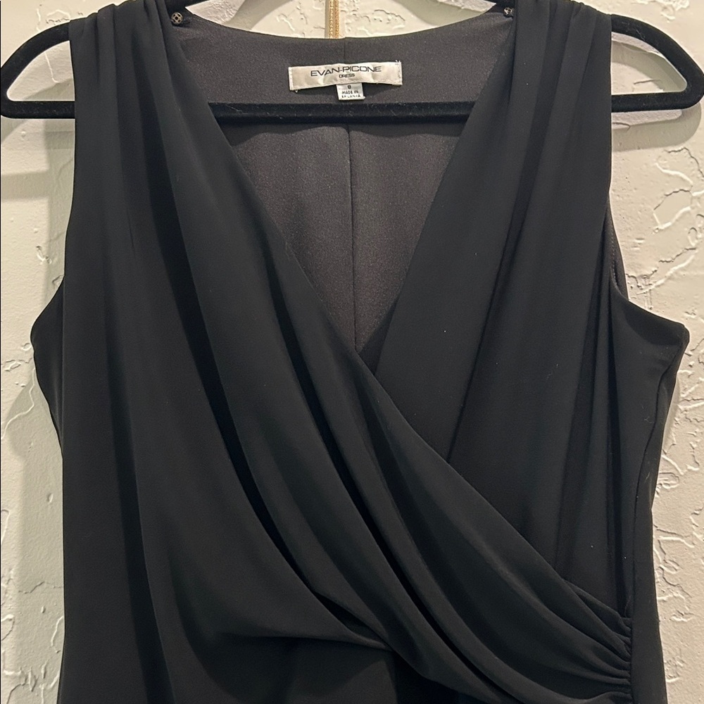 Evan Picone Black Midi Dress  JT - Picture 5 of 5